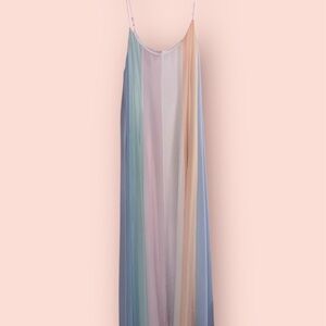 Slip Multicolor Maxi Dress